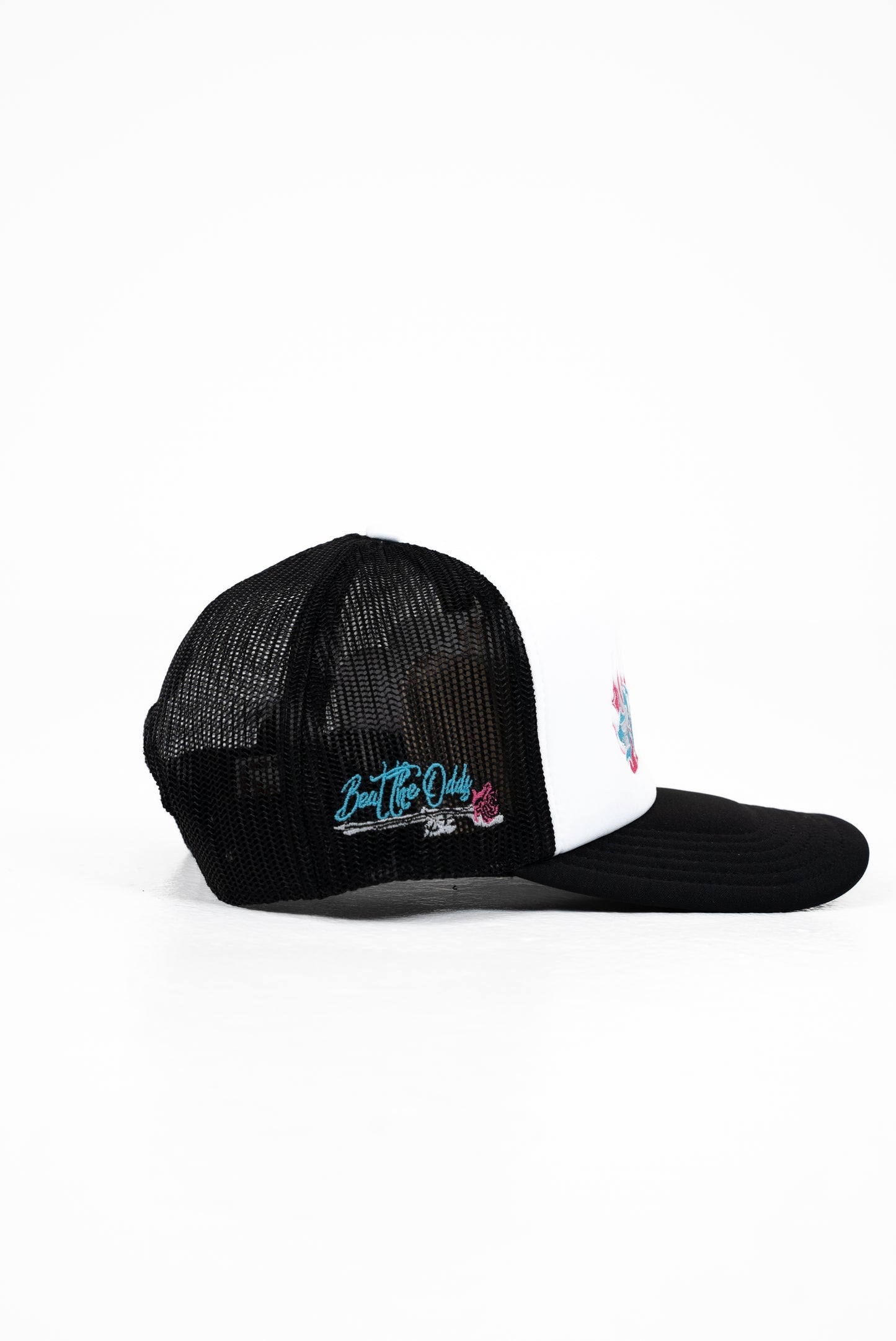 Spades Flame Trucker Hat (Black/ White/ Pink/ Blue)