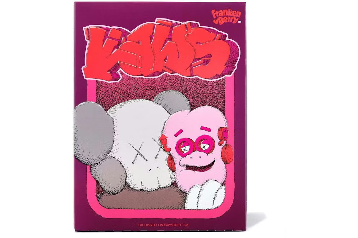 KAWS Monsters Franken Berry Cereal Limited Edition (Acrylic Display Case)