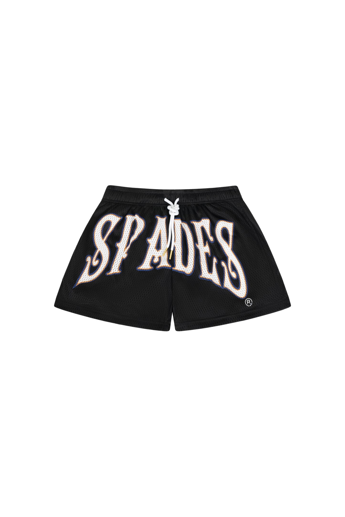 Spades Logo Mesh Shorts (Black)