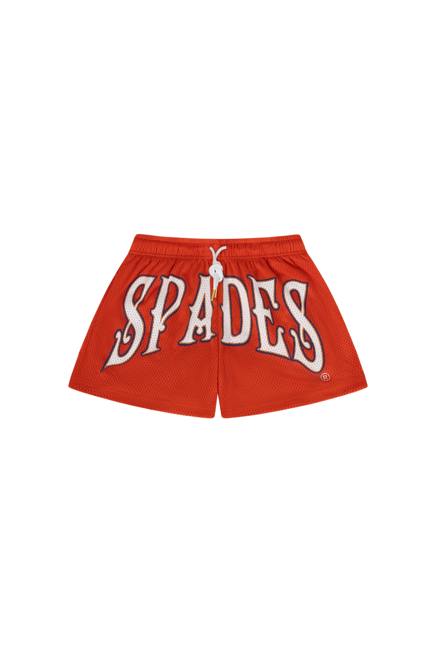 Spades Logo Mesh Shorts (Red)