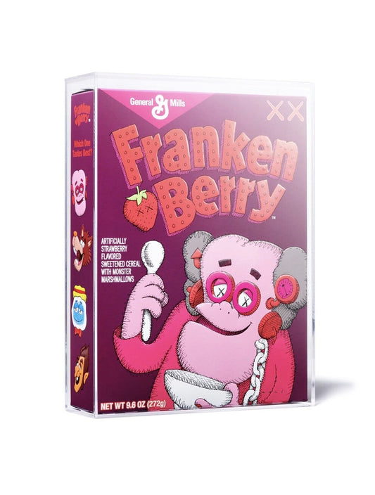 KAWS Monsters Franken Berry Cereal Limited Edition (Acrylic Display Case)