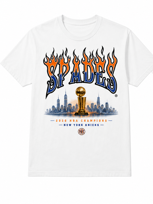Spades Flame Tee V2 – Knicks Championship Edition