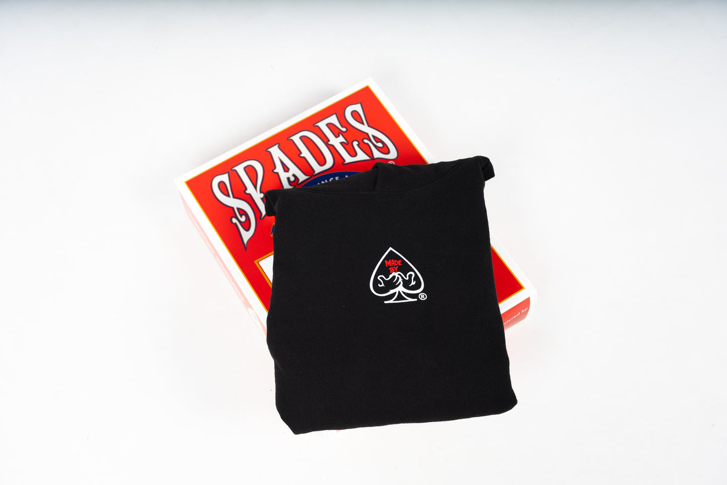 Spades “ Royal Flush” Hoodie (Black/ Red)